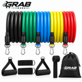 Grab Yours™ 11-Piece Resistance Bands Set with Handles
