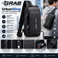 Grab Yours™ UrbanSling Crossbody Bag  Full product title:
