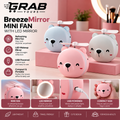 Grab Yours™ Piggy fan with mirror