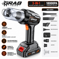 Grab Yours™ 3-in-1 Wireless Car Vacuum Cleaner — 18000PA